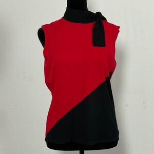 Anne Klein Color-block short-sleeved Top